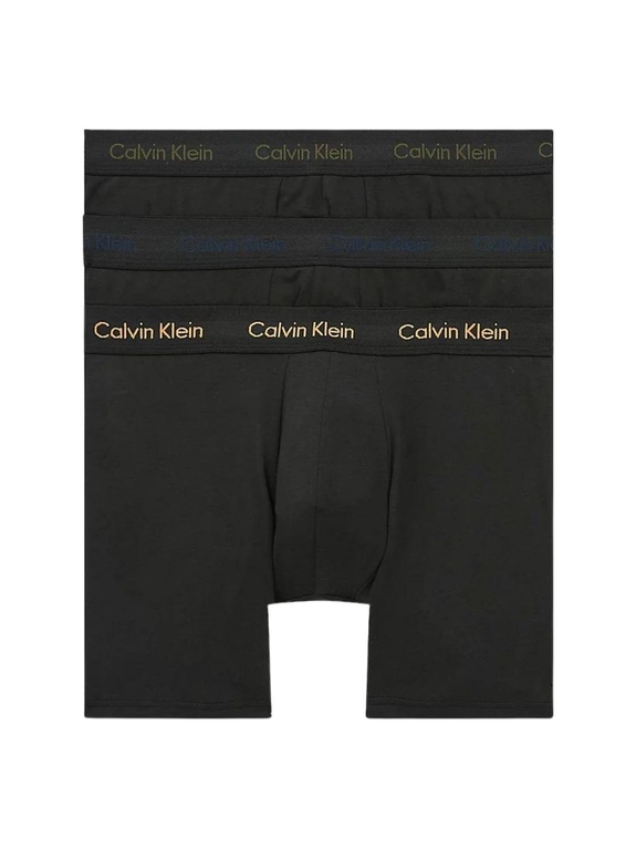 Calvin Klein 3-PACK Boxer Brief underbukser - Orange/Blue shadow/Green logo